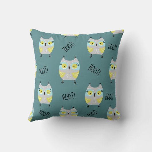 Coussin Chouettes mignonnes (Verso)