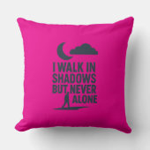 Coussin chrétien motivationnel - ‘Je marche dans l (Recto)