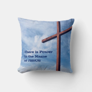 Coussin Christian CROSS Nom du pouvoir Jesus EASTER