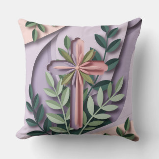Coussin Christian Cross Thlow Pillow Ai design
