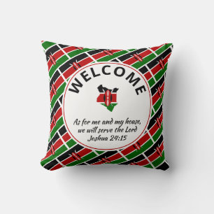 Coussin Christian KENYA Bienvenue