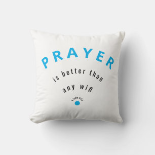 Coussin Christian PRIER MIEUX QUE WIFI White Custom