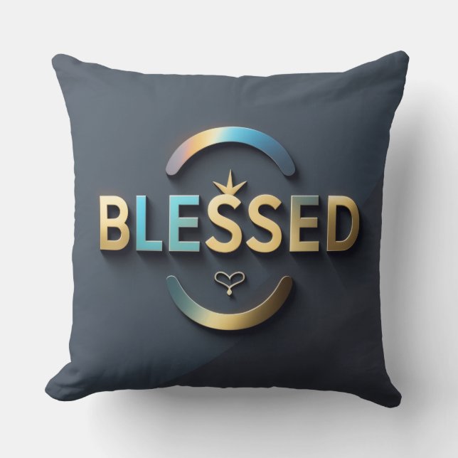 Coussin Christian Throw Pillow | Design Faih Ai (Recto)