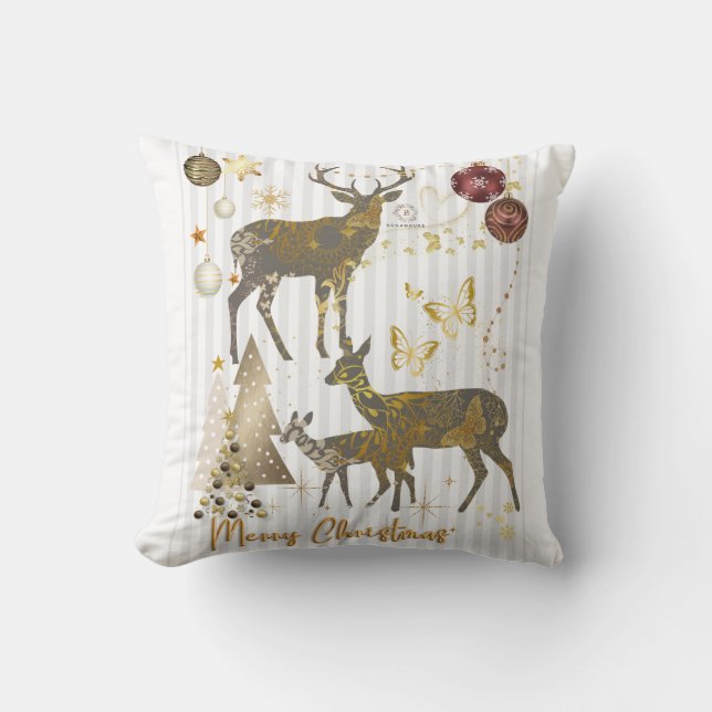 Coussin Christmas Boganhues Print (Recto)