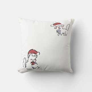Coussin Christmas Cat