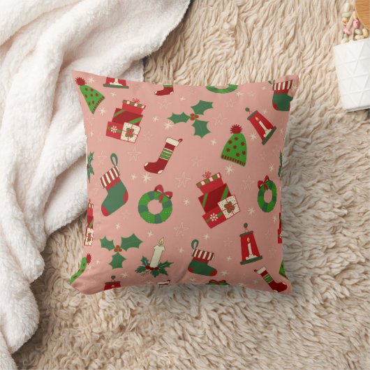 Coussin Christmas Drawing (Couverture)