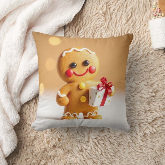 Coussin Christmas gingerbread man (Couverture)