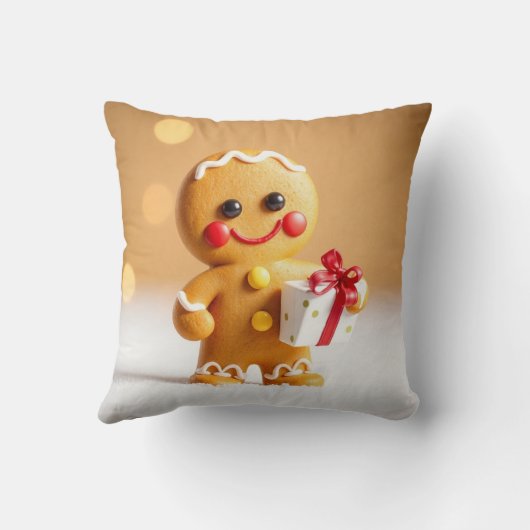 Coussin Christmas gingerbread man (Verso)