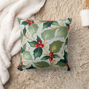 Coussin Christmas Holly