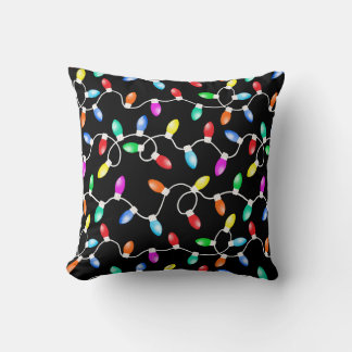 Coussin Christmas Lights Pattern