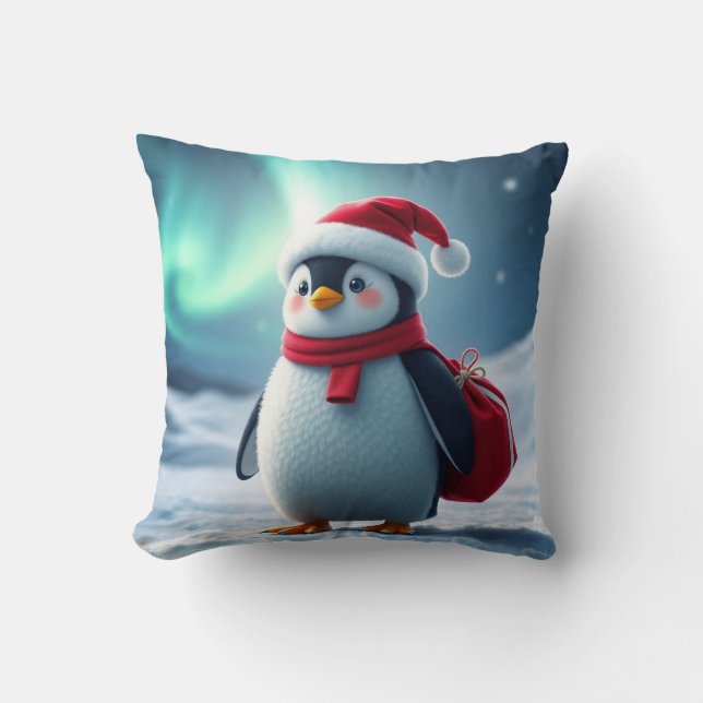 Coussin Christmas penguin (Recto)