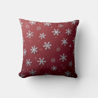 Coussin Christmas pillows with snowflakes