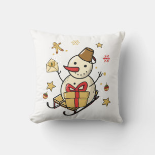Coussin Christmas Snowman