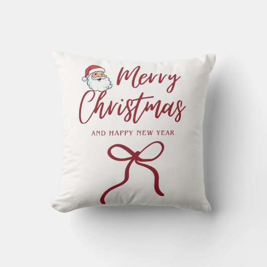 Coussin Christmas Throw Cushion - Cozy Holiday Pillow for  (Recto)