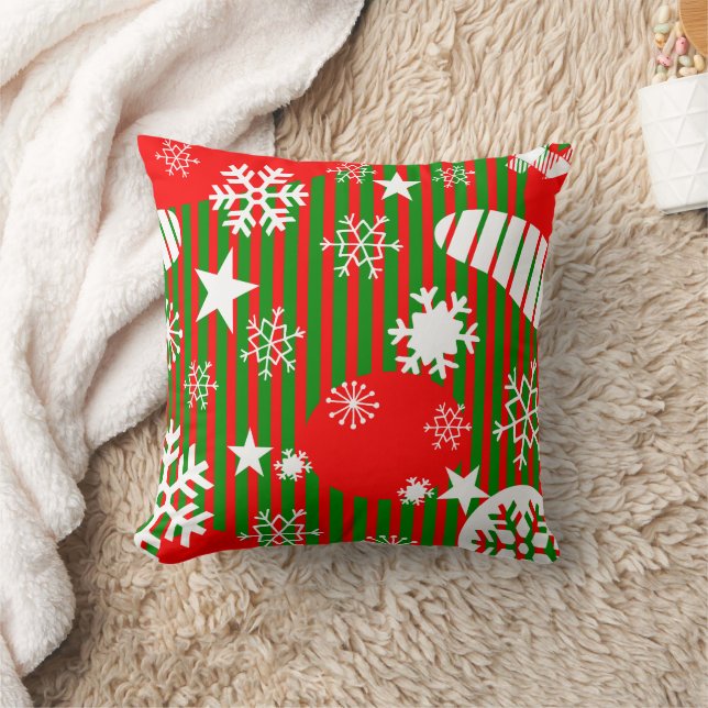 Coussin Christmas Throw Pillow – Joy to the World (Couverture)
