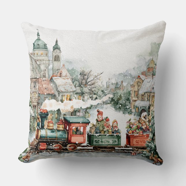 Coussin Christmas train (Recto)