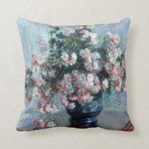 Coussin Chrysanthèmes de Claude Monet