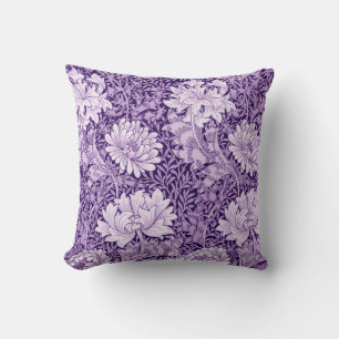 Coussin Chrysanthemum Purple, William Morris