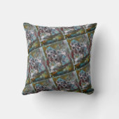 Coussin Chuchotements de Paris Peinture d'Alfred Fox (Verso)