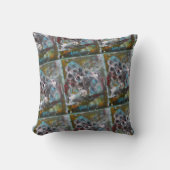Coussin Chuchotements de Paris Peinture d'Alfred Fox (Recto)