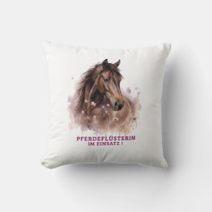 Coussin Chuchoteuse de chevaux en action !