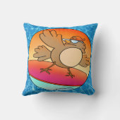 Coussin Chushion surfeur d'été (Verso)
