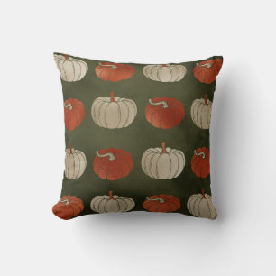 Coussin Chute de Citrouilles réversible