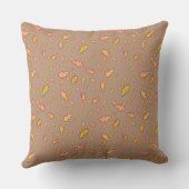 Coussin Chute d'or Brown sur Fawn (Verso)