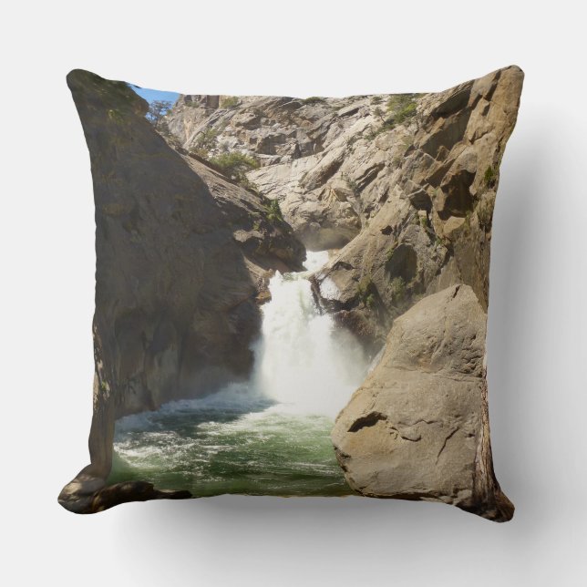Coussin Chutes de la rivière Roaring au parc national King (Recto)