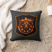Coussin Cible de fléchettes blason taureau design spécial (Couverture)