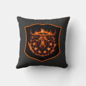 Coussin Cible de fléchettes blason taureau design spécial (Verso)