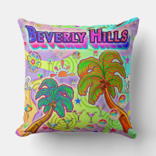 Coussin cible de vacances de Beverly Hills