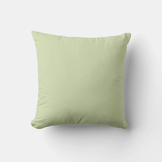 Coussin Cibles bleu clair sur jaune (Recto)