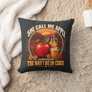 Coussin Cidre de Pomme Elle M'appelle Pomme Comme Je Suis