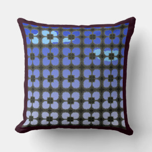 Coussin Ciel bleu de fenêtre figurative et cadre en verre