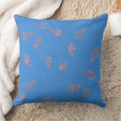 Coussin Ciel d'automne naïf peint (Couverture)