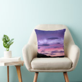 Coussin Ciel de coucher de soleil saisissant Illusion d'op (Chaise)