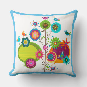 Coussin Ciel d'oiseaux