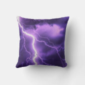 Coussin ciel magnifique, tonnerre (Verso)