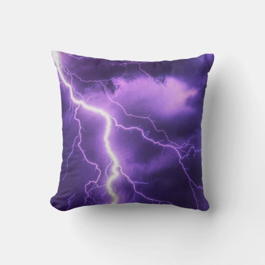 Coussin ciel magnifique, tonnerre (Recto)