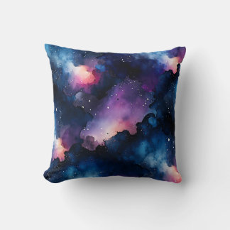 Coussin Ciel nocturne de galaxie rêveuse