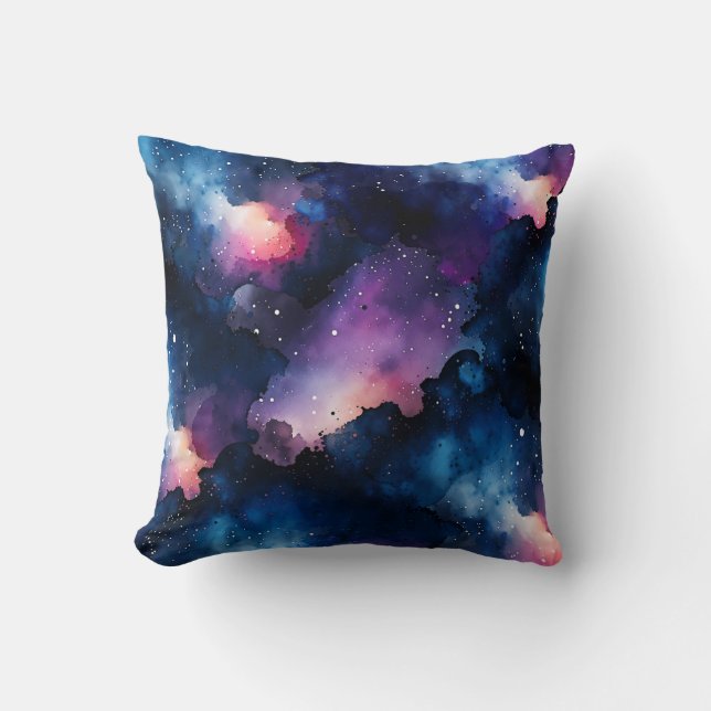Coussin Ciel nocturne de galaxie rêveuse (Recto)