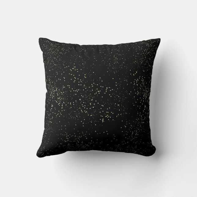 Coussin Ciel nocturne étincelant (Verso)