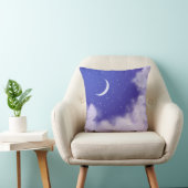 Coussin Ciel nocturne rêvé avec Crescent Moon (Chaise)
