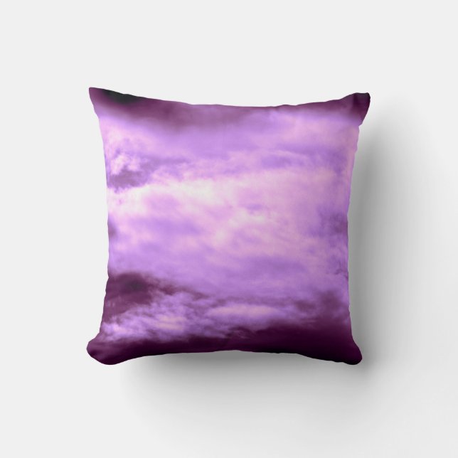 Coussin Ciel violet spectaculaire (Recto)