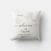 Coussin Cigogne mignonne adorable     (Recto)