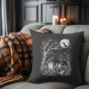 Coussin Cimetière Nevermore