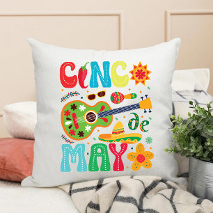 Coussin Cinco De Mayo Célébration du thème mexicain