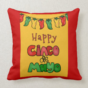 Coussin Cinco heureux De Mayo