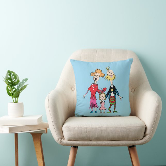 Coussin Cindy Lou Who's Family Portrait (Chaise)